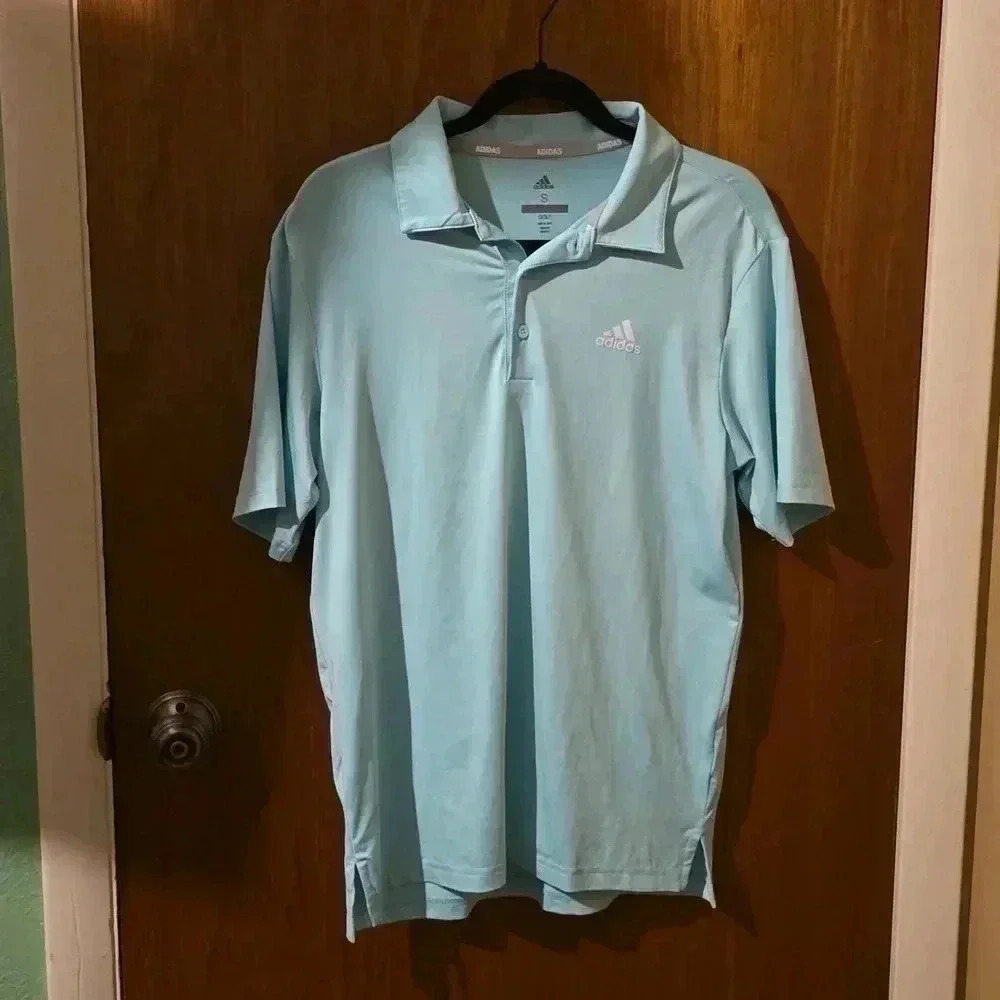 Adidas Golf Polo Baby Blue S